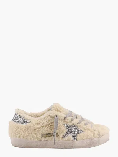 Golden Goose Deluxe Brand Embellished Superstar Sneakers In White