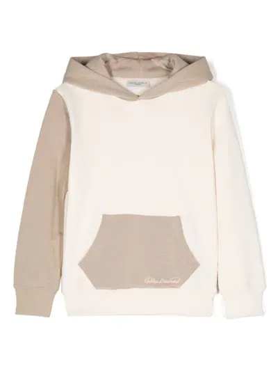 Golden Goose Kids' Jersey Hoodie In Gray