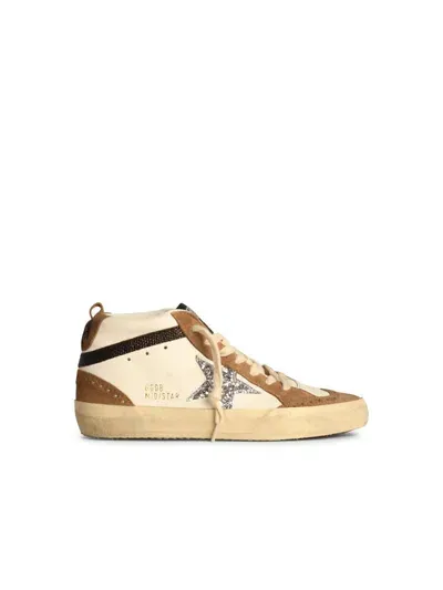 Golden Goose Mid Star Sneakers In White