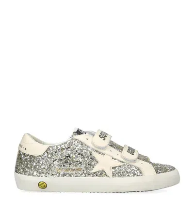 Golden Goose Kids' Old School Sneakers In Gold