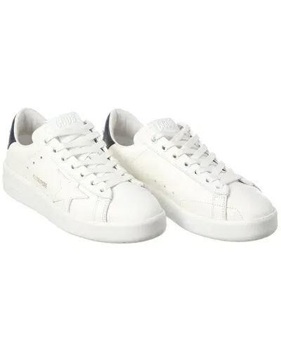 Golden Goose Pure Star Sneakers In White Leather