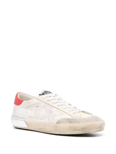 Golden Goose White Leather Sneakers