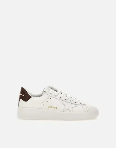 Golden Goose Pure New Leather White Sneakers By The Italian Artisans