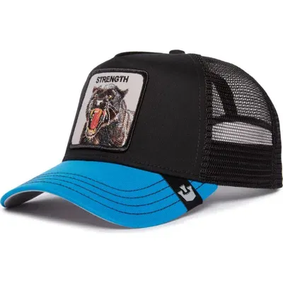 Goorin Bros . Panther Fan Embroidered Patch Trucker Hat In Black