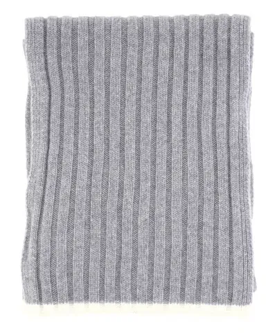 Gran Sasso Cashmere Scarf In Grey