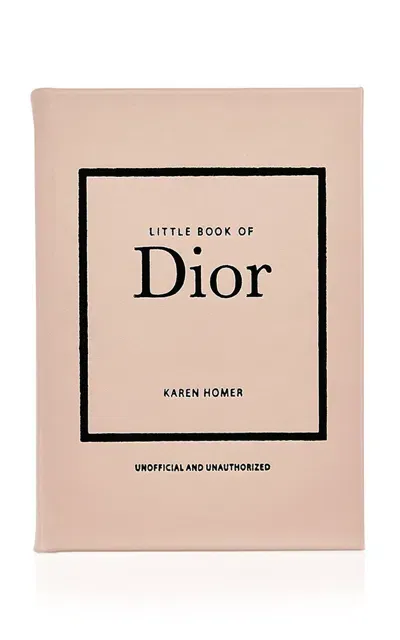 Graphic Image Little Book Of Dior Leather Hardcover Book In Pink