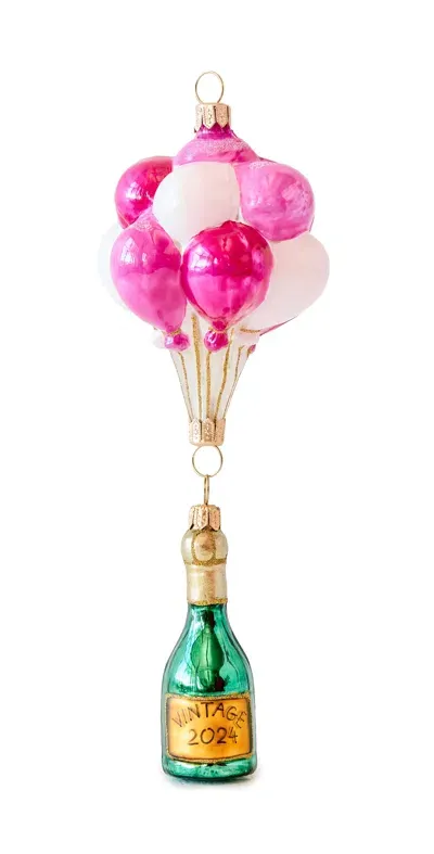 Gray Malin The Champagne Balloons Ornament Champagne Balloons In Multi