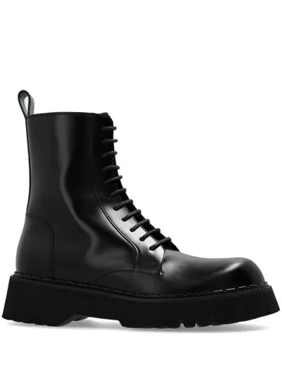 Gucci 15mm Ankle Boots In Black/vrv