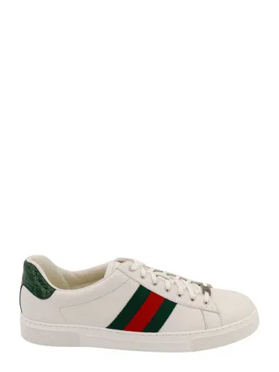 Gucci Ace Embroiderdd Low In White