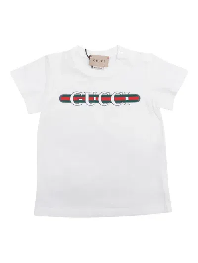 Gucci B S/s T.shirt Ctn Jersey In White