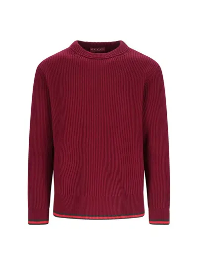 Gucci Basic Sweater In Red