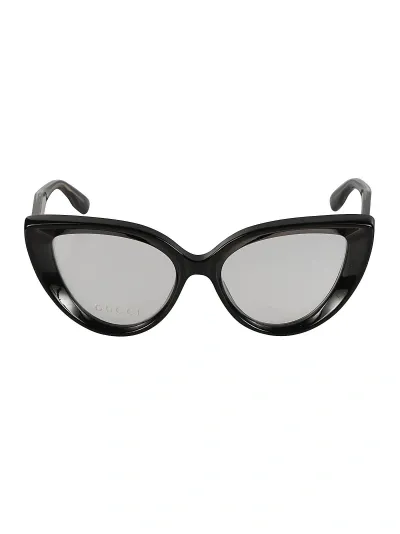 Gucci Cat Eye Frame In Black