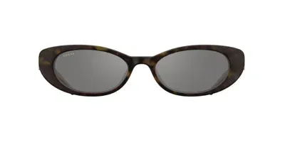 Gucci Eyewear G String Oval Frame Sunglasses In Multi