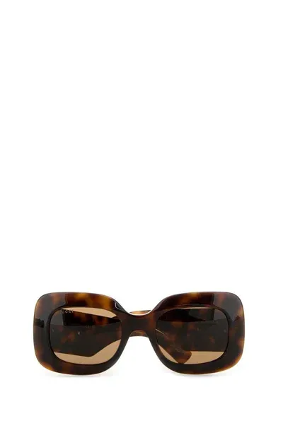 Gucci Eyewear Interlocking G Oversized Frame Sunglasses In Multi