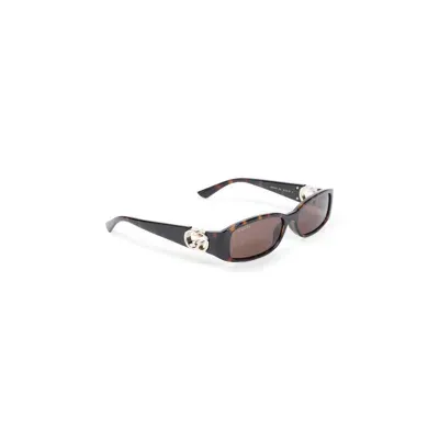 Gucci Eyewear Rectangle Frame Sunglasses In Multi