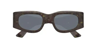 Gucci Eyewear Rectangular Frame Sunglasses In Multi