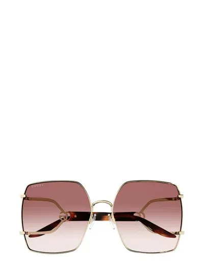 Gucci Eyewear Square Frame Sunglasses In Multi