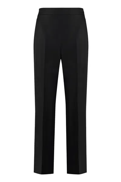 Gucci Slim Horsebit Detail Tailored Pants In Black