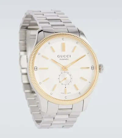 Gucci G-timeless 40mm Steel Watch In Silver