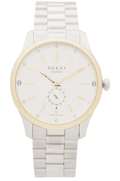 Gucci G-timeless 40mm Watch In Steel & Gold