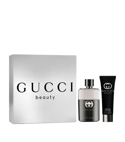 Gucci Guilty Pour Homme Eau De Toilette Fragrance Gift Set In White