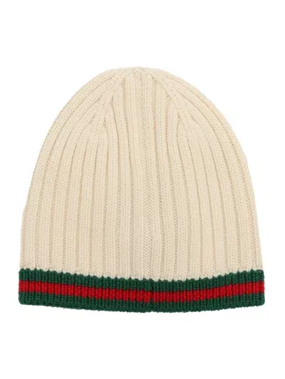 Gucci Hat Ribhat Web B In White