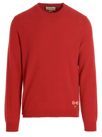 Gucci Horsebit Sweater In Red