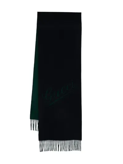 Gucci Logo-jacquard Scarf In Multi