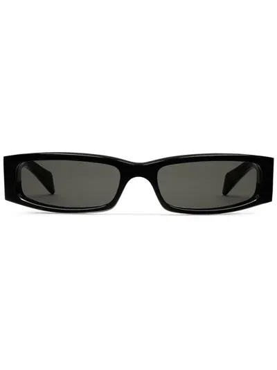 Gucci Rectangle Frame Sunglasses In Black