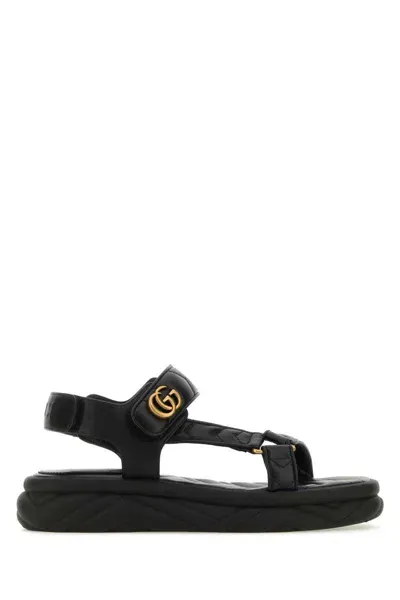 Gucci Sandals In Black