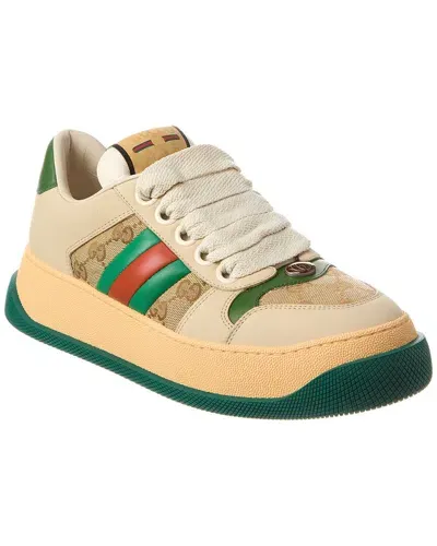 Gucci Screener Sneaker In Cream