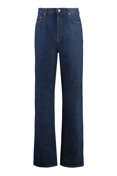 Gucci Wide-leg Jeans In Blue