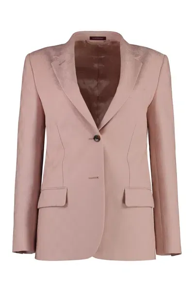 Gucci Wool Blazer In Pink