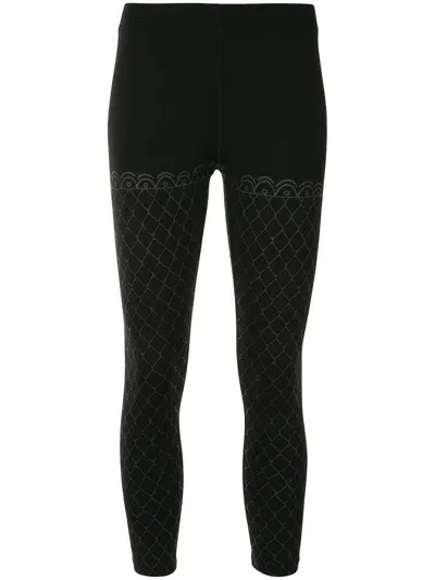 Haculla Geometric Print Leggings In Black