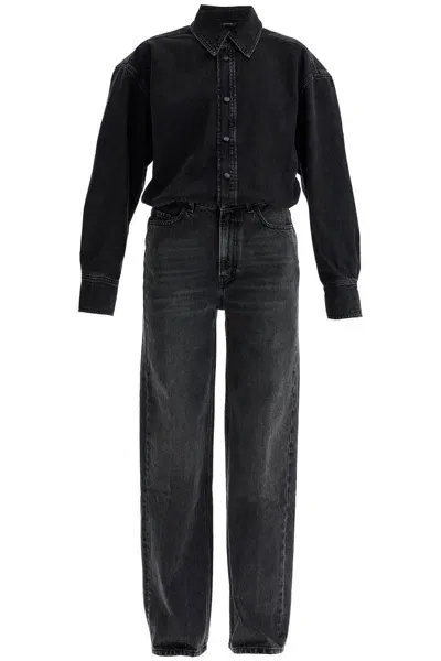 Haikure Tilda Denim Jumpsuit In Black