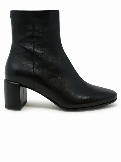 Halmanera Beta16 Black Leather Baron Ankle Boots