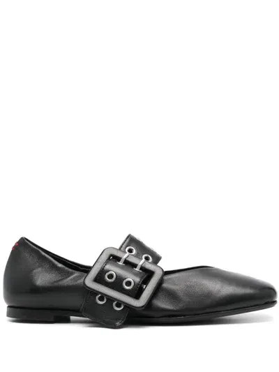 Halmanera Peg 14 Ballerina Shoes In Black