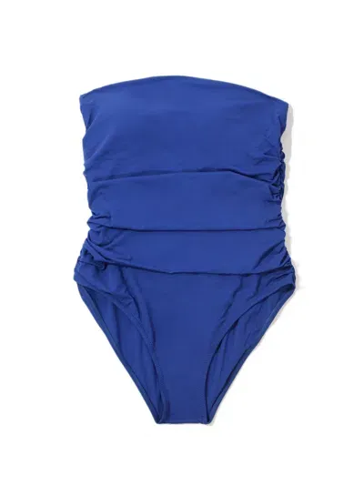 Hanky Panky Bandeau One Piece Swimsuit In Blue