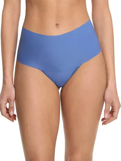 Hanky Panky Breathesoft® High Rise Thong In Blue