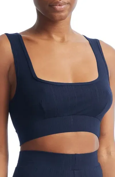 Hanky Panky Mellowluxe™ Lounge Bralette In Blue