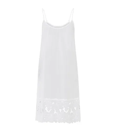 Hanro Cotton Clara Nightdress In White