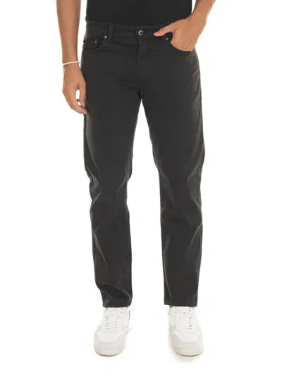 Harmont & Blaine 5-pocket Trousers In Black