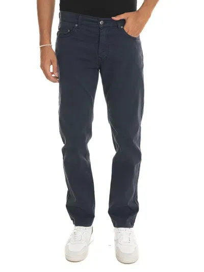 Harmont & Blaine 5-pocket Trousers In Blue