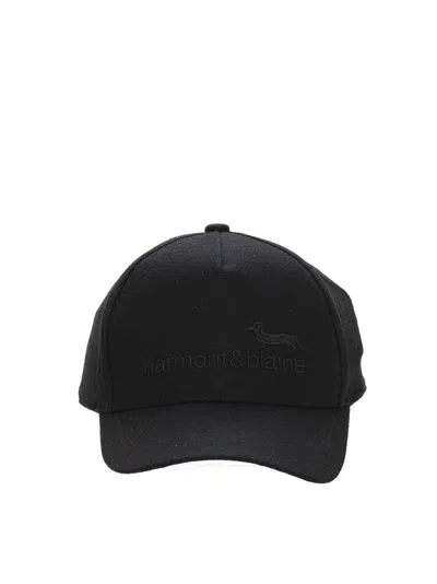 Harmont & Blaine Peaked Hat In Black