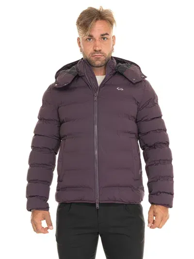 Harmont & Blaine Short Down Jacket In Prugna