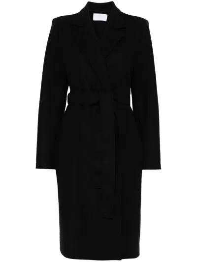 Harris Wharf London Cashmere Coat In Black