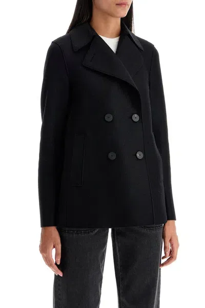 Harris Wharf London Coats In Black