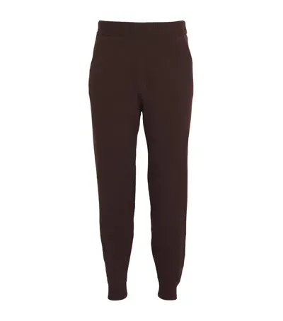 Harrods Cashmere Sweatpants In Brown