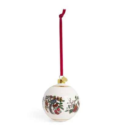 Harrods X Adam Ellis Ceramic Bauble In Red