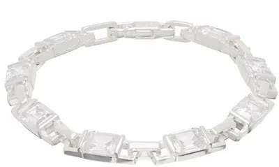 Hatton Labs Silver & White Uncuffed Bracelet